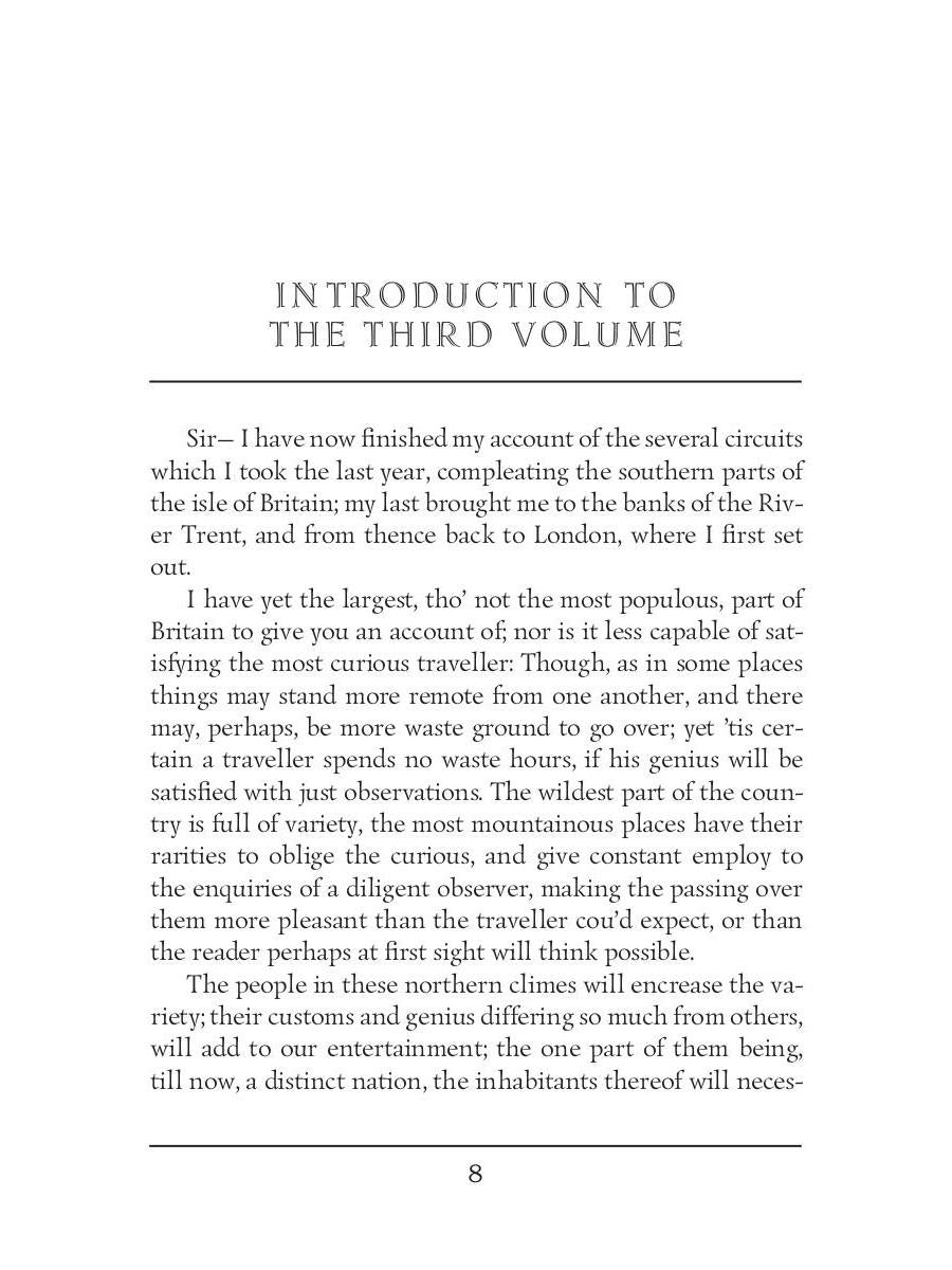 A Tour Through the Whole Island of Great Britain III = Тур через Великобританю 3. Т. 8: на англ.яз