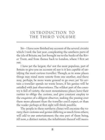 A Tour Through the Whole Island of Great Britain III = Тур через Великобританю 3. Т. 8: на англ.яз