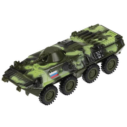 Модель металл БРОНЕВИК 13 см, инерц., поворотная башня, кор. Parc technologique dans le cor.2*96шт