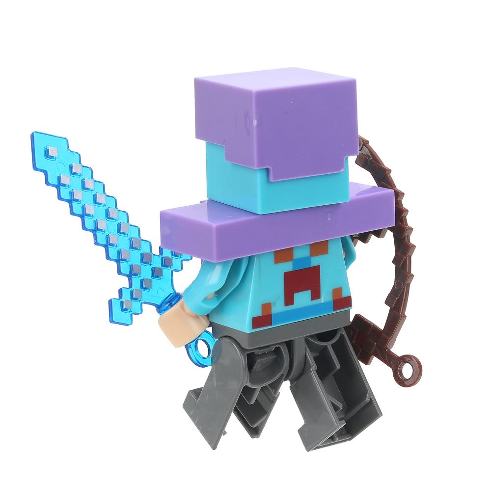 Конструктор фигурка мой мир с аксессуарами Город мастеров в кор.120шт