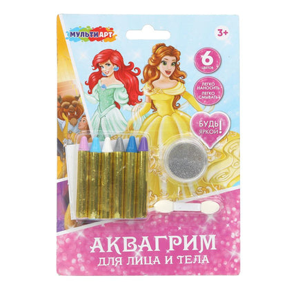 Ensemble de 6 cartes de princesse classiques pour enfants, 48 pièces