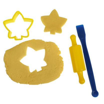 Набор с тестом для лепки и формочек Чебурашка играем вместе с чебурашкой МУЛЬТИ АРТ в кор.8шт