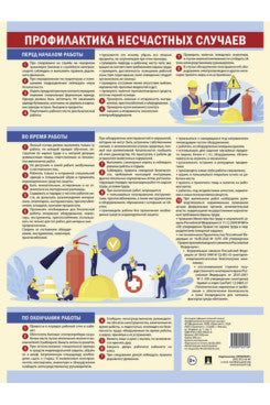 Профилактика несчастных случаев. Наглядно-оформительский плакат. А3. -М.:Проспект,2025.