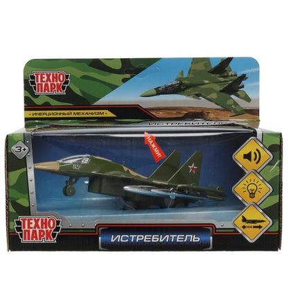 Модель металл светзвук-ИССТРЕБИТЕЛЬ 19,5 см, инерция, кор. Технопарк в кор.2*48шт