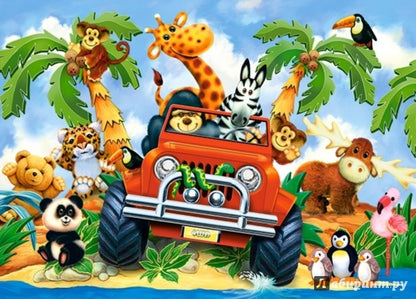 Puzzle-60 MIDI В-06793 Сафари
