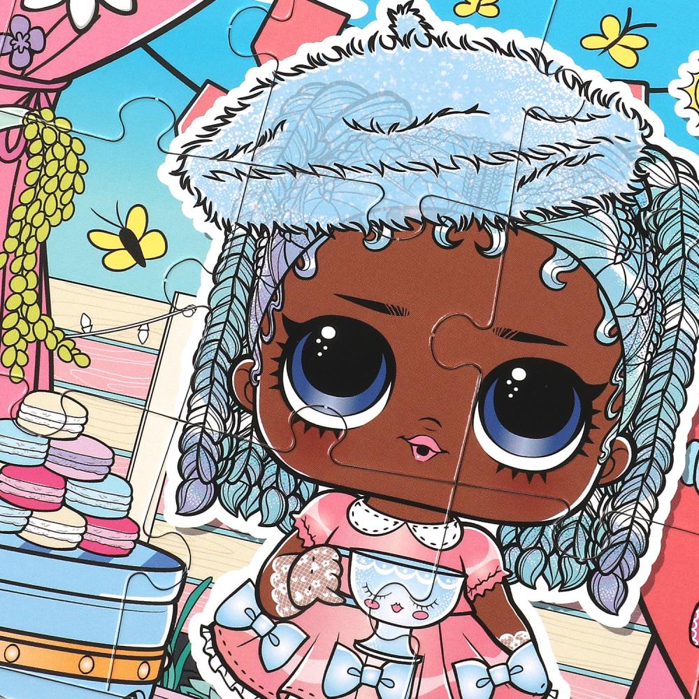 L.O.L. Пазлы в коробке, набор 4 в 1: 9, 16, 25, 36 деталей. 175х175х50 мм. Умные игры в кор.20шт