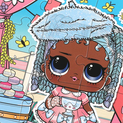 L.O.L. Пазлы в коробке, набор 4 в 1: 9, 16, 25, 36 деталей. 175х175х50 мм. Умные игры в кор.20шт