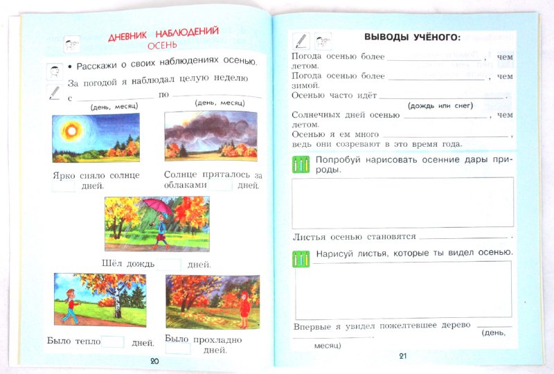 Окружающий мир 1кл [Рабочая тетрадь] ФГОС