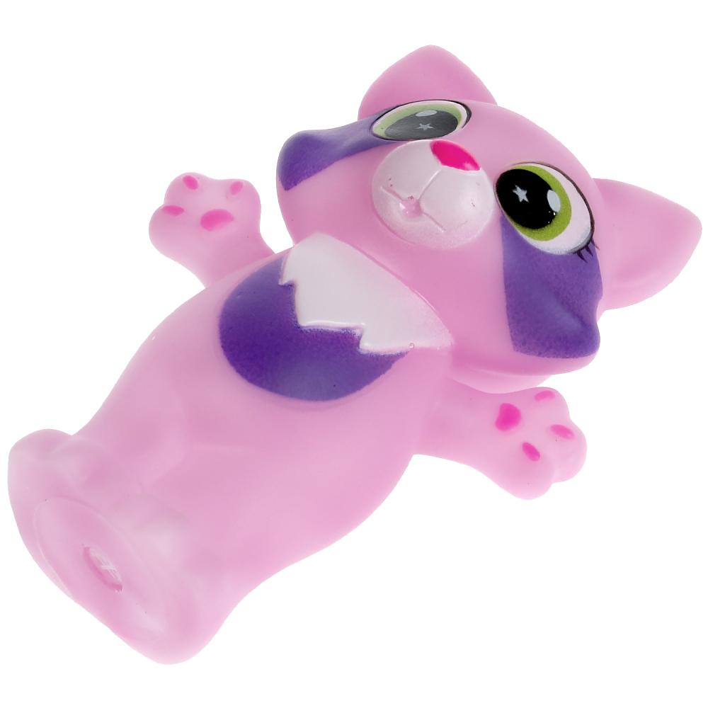 Игрушка для ванны енотик 9 см, в сетке, КАПИТОШКА в кор.2*240шт