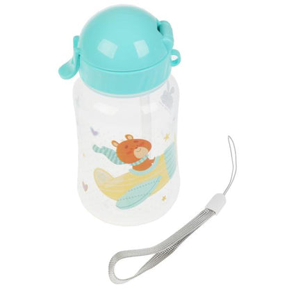 Бутылочка УШАСТЫЙ НЯНЬ 270 мл, с трубочкой Ушастый Нянь в кор.12шт