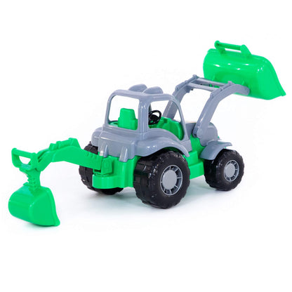 "Крепыш", трактор-экскаватор 280х130х165, уп.сеточка