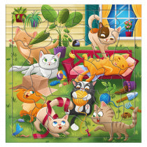 Пазл фигурный на подложке. 45 деталей. В океане. 30х30,5 см. ГЕОДОМ