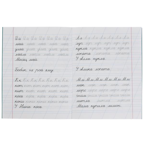 Слова и предложения. М.А. Жукова. Прописи для дошкольников в косую линейку. Умка в кор.50шт