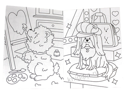 РАЗУКРАШКА. КОШЕЧКИ И СОБАЧКИ