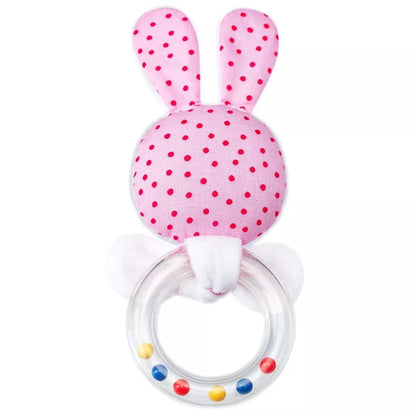 Мякиши "Игрушка-погремушка колечко. Зайка Банни" арт. 604 (Новый год)