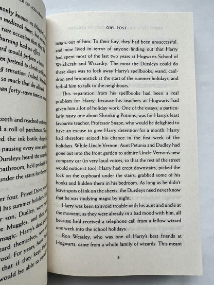 Harry Potter and the Prisoner of Azkaban J.K. Rowling Гарри Поттер и узник Азкабана Д.К. Роулинг / Книги на английском языке