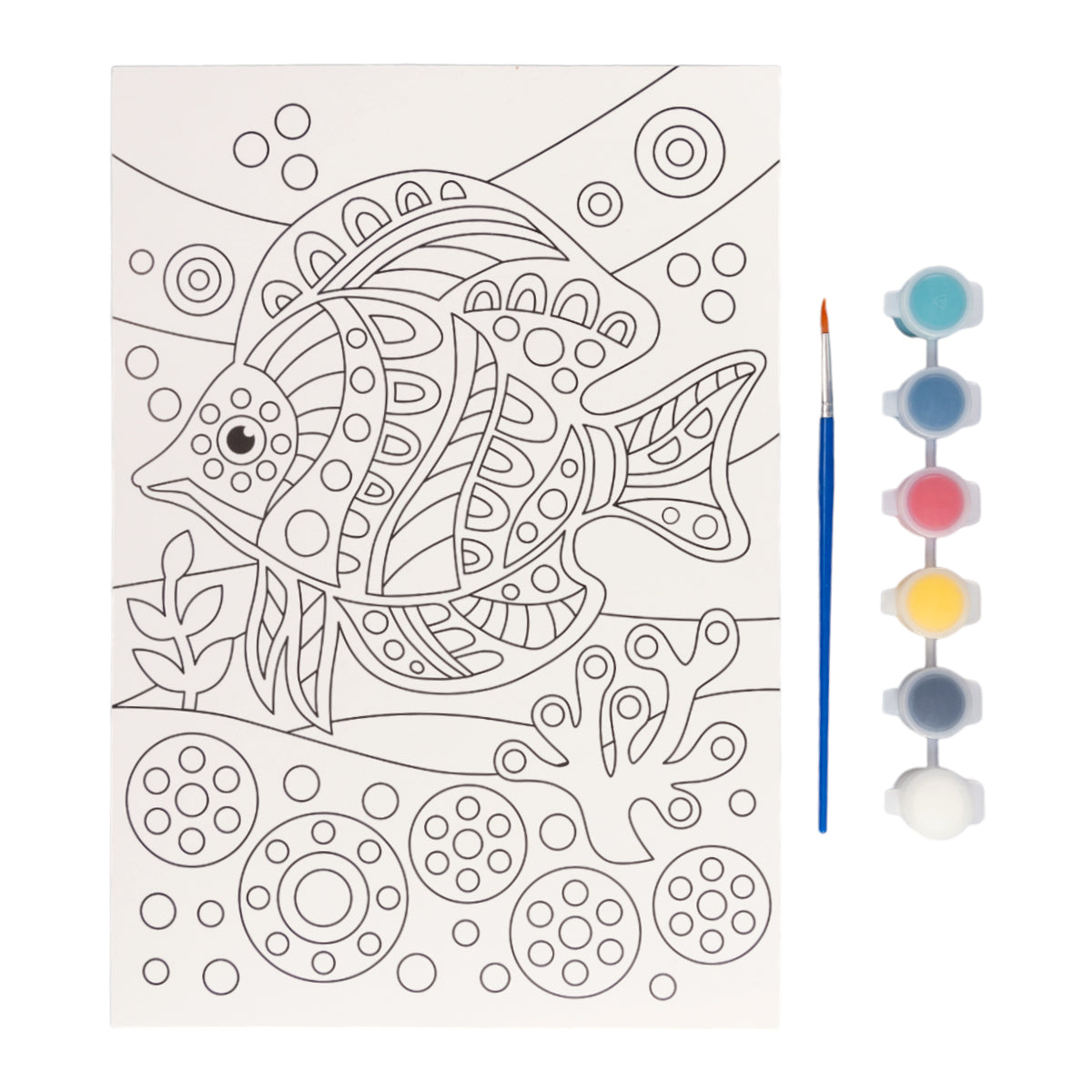 Набор для творчества. Раскраска "Рыбка"