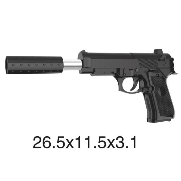 Пистолет (п) с глушителем, с гелевыми пулями, 06 шт. в упаковке. в кор.2*120шт