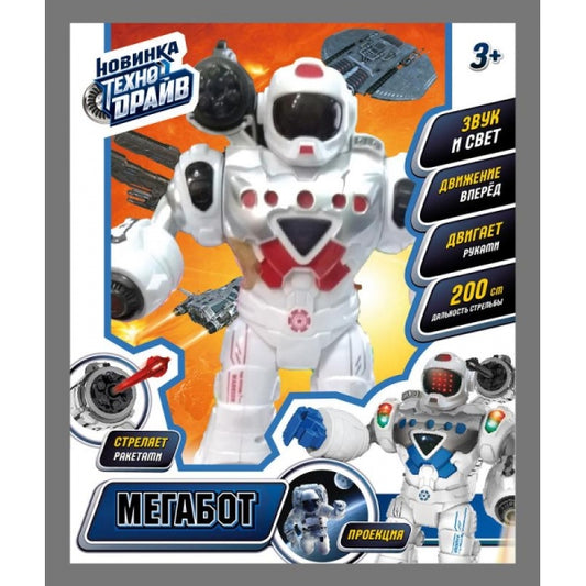 Робот свет/звук, движение, в кор.20*11*25см ТЕХНОДРАЙВ в кор.24шт
