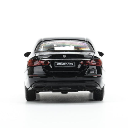 Машина металл MERCEDES-BENZ e-class amg 12см, дв,баг,ин,черный, кор. Технопарк в кор.2*36шт