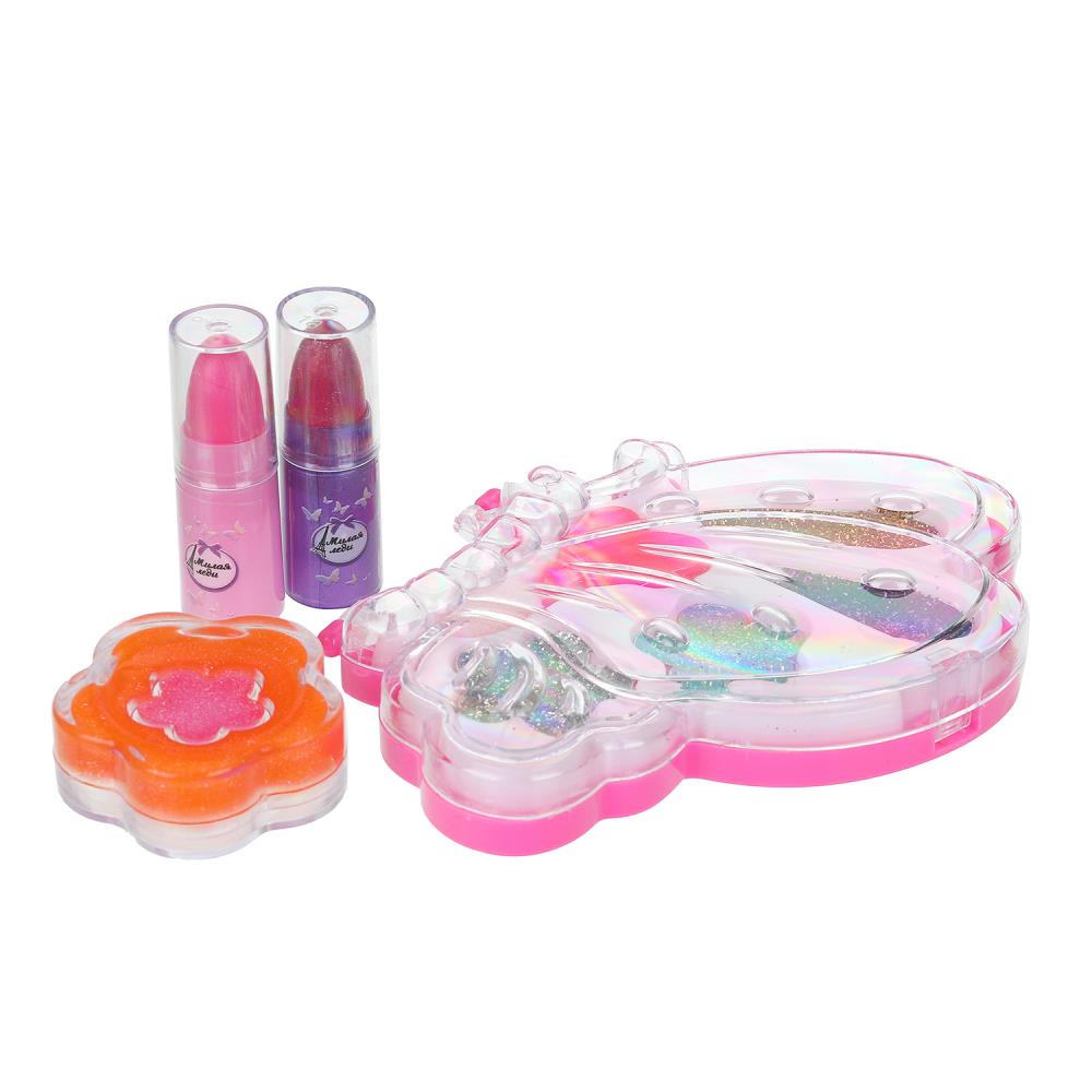 Косметика ДЛЯ ДЕВОЧЕК тени для век, помада,блеск для губ МИЛАЯ ЛЕДИ в кор.2*144шт