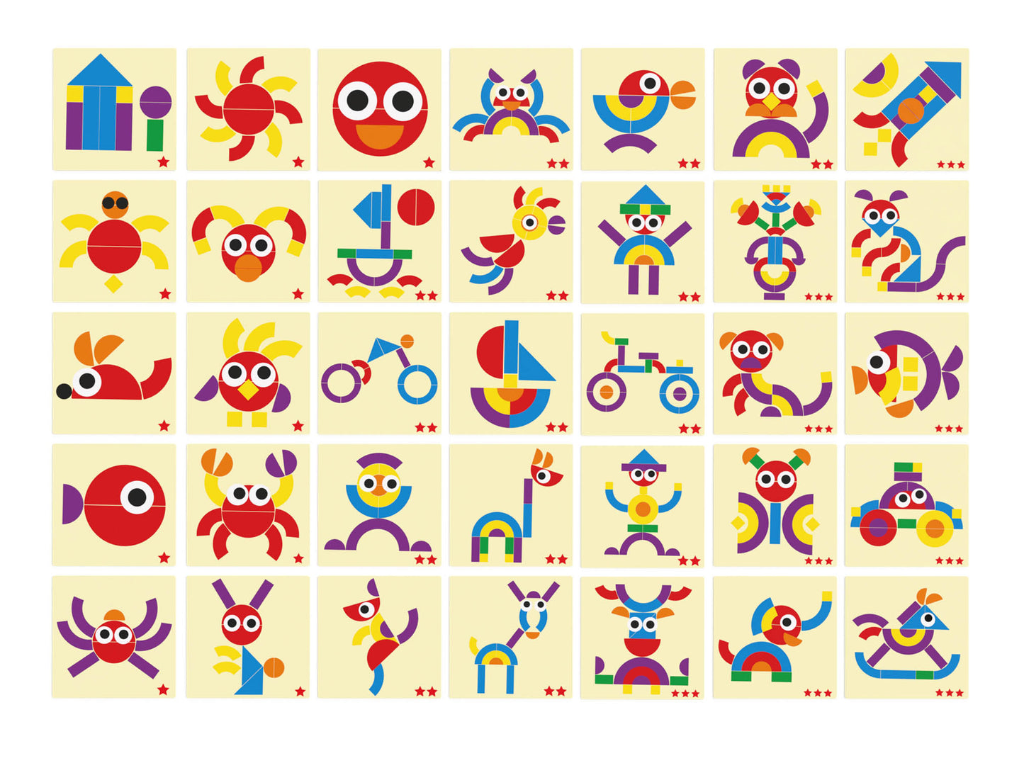 Пазл деревянный 40 эл Baby Toys Wood (35 картинок)