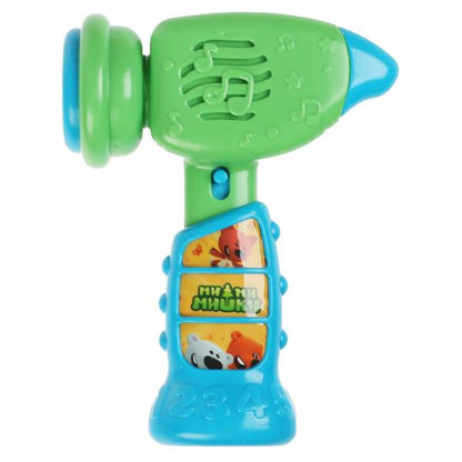 Молоток "МИМИМИШКИ" веселый молоток со светом. 26 песен, мелодий, фраз и звуков. ТМ "Умка"