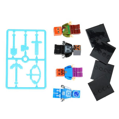 Конструктор фигурки мой мир - 4 шт. Город мастеров в кор.2*120шт