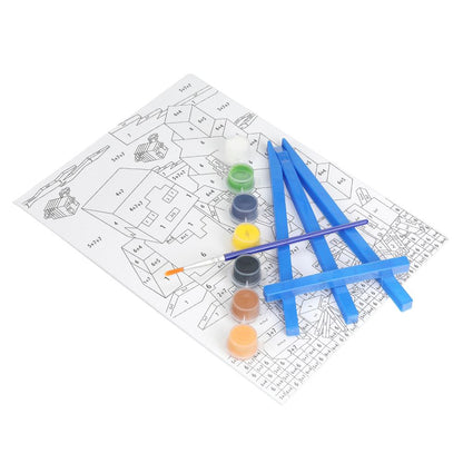 Taille pour numéro 17x23 cm, cadre carré, MUУЛЬТИ АРТ en cor.50шт