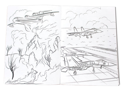 КРУТЫЕ РАСКРАСКИ. САМОЛЁТЫ