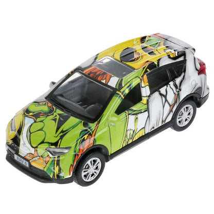 Машина металл TOYOTA "toyota rav4 графити", длина 12см, инерц, в ассорт. в кор.Технопарк в кор2*36шт