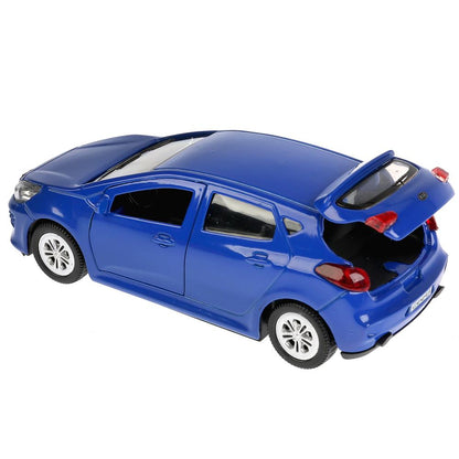 CEED-BU 273057 Машина металл "KIA CEED" 12см, открыв. двери, инерц., синий в кор. Технопарк в кор.