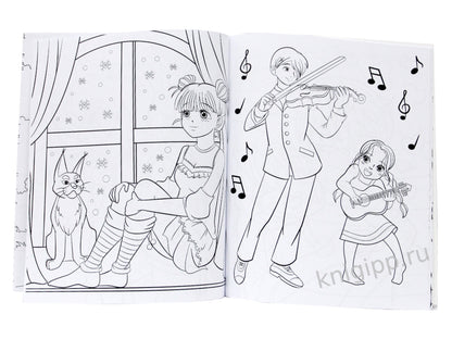 РАСКРАСКА АНИМЕ. МИР ОТАКУ