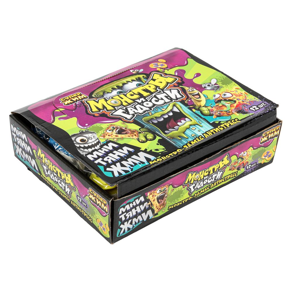 Игрушка жмяка акула цвета в асс., в дисплей Супер Жим уп-12шт в кор.2*4уп