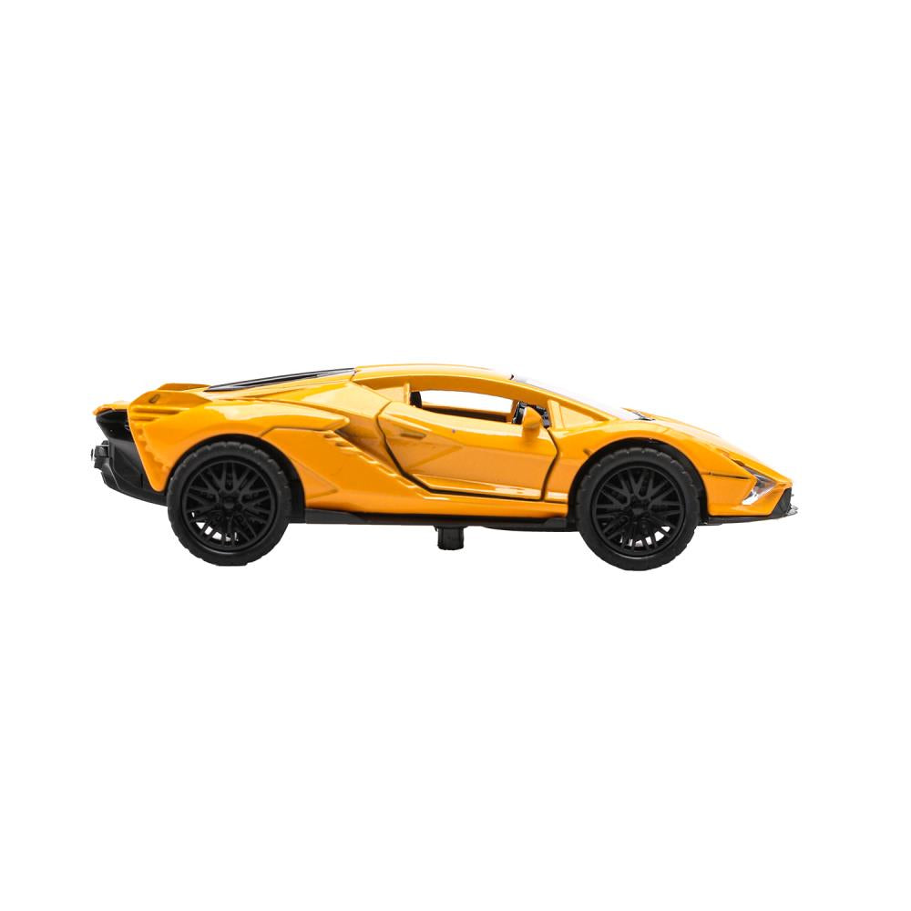 Технопарк. Модель "Lamborghini Sian" 12см, металл, инерц, двери, в кор. арт.2210C0142-R (240)