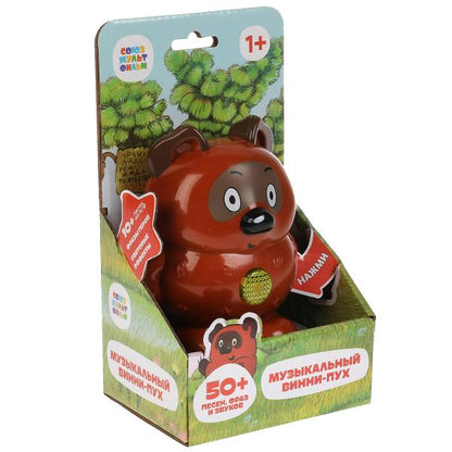 Обучающая фигурка "СОЮЗМУЛЬТФИЛЬМ" музыкальный винни-пух. 50 песен, фразы героев, звук. свет. Умка