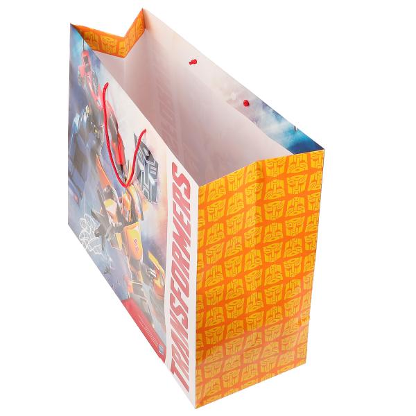 Пакет подарочный глянцевый Трансформеры xxl, 40*49*19 см ЧУДО ПРАЗДНИК в кор.100шт
