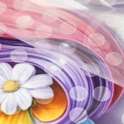 Application de pompons 17*23 cm en forme de MUУЛЬТИ АРТ en cor.100шт