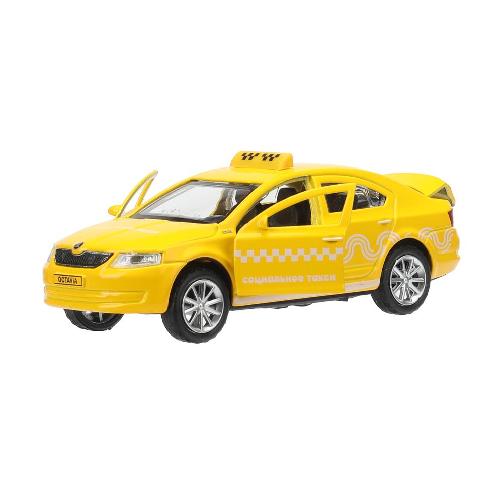Machine en métal SKODA OCTAVIA 12 см, double, bagage, инерц.соц ТАКСИ кор. Parc technologique dans le cor.2*36шт