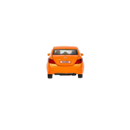 Machine en métal HYUNDAI SOLARIS, 12 cm, double, bagage, acier, orangé, cor. Parc technologique dans le cor.2*36шт