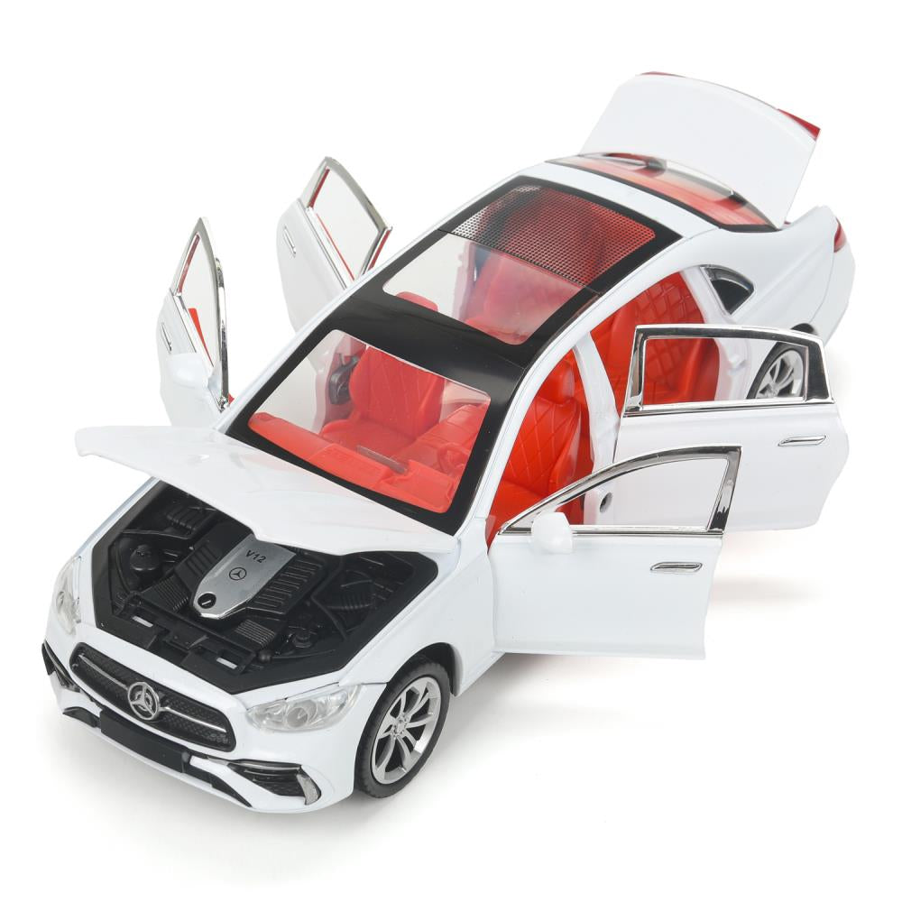 MERCEDES-BENZ 22 см, свет-звук, двери, капот, багажник, инерция - в кор.32шт