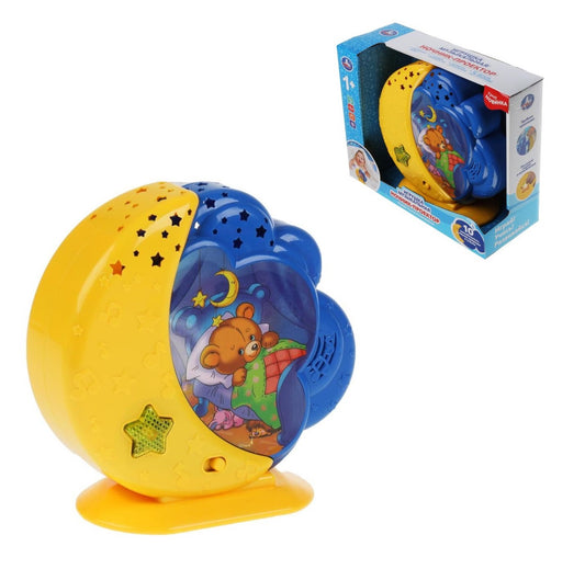 HT486-R1 305864 Ночник-проектор 10 колыбельных, звуки природы, сказка. свет, в кор, на бат Умка в