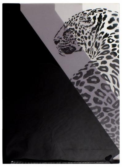 Папка-уголок д/документов А4,ЛЕОПАРД,3отдел,47023