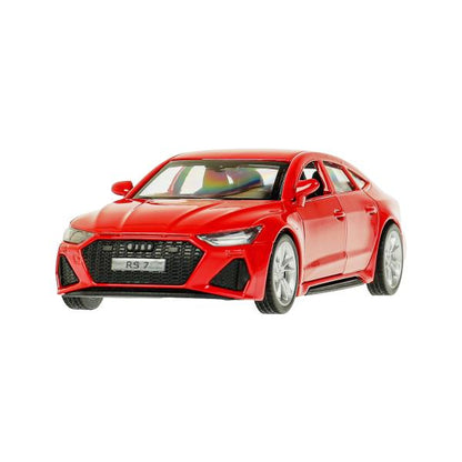 Машина металл AUDI rs7, 11,4 см, двери, инерция, кор. Технопарк в кор.2*48шт