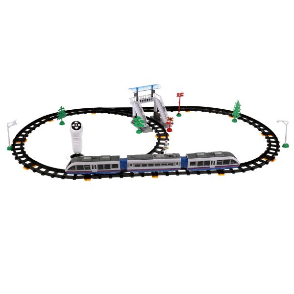 Железная дорога р/у, свет-звук, длина пути 351см, кор.59*30,5*5см ИГРАЕМ ВМЕСТЕ в кор.2*9шт