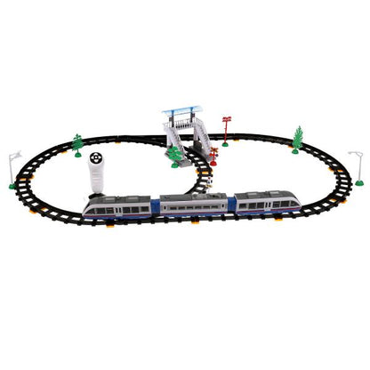 Железная дорога р/у, свет-звук, длина пути 351см, кор.59*30,5*5см ИГРАЕМ ВМЕСТЕ в кор.2*9шт