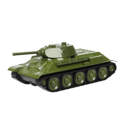 Машина металл УРАЛВАГОНЗАВОД Т-90 ТАНК т-34 12 см, инер,башня, зеленый, кор. Технопарк в кор.2*32шт
