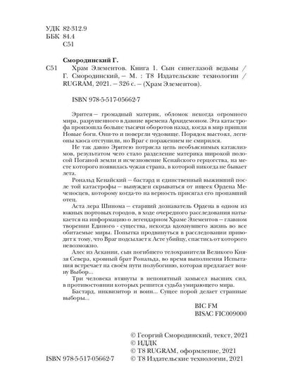 Храм Элементов. Книга 1. Сын синеглазой ведьмы