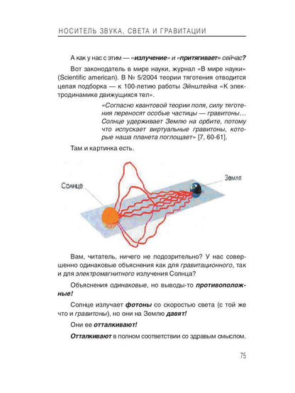 Продольная ударная волна - материальный носитель звука, света и гравитации