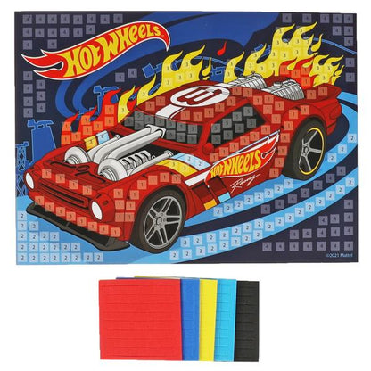 Набор д/детского тв-ва ХОТ ВИЛС аппликация мягкая мозаика (17х23 см) МУЛЬТИ АРТ в кор.100шт